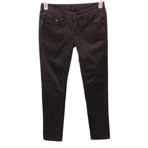 Izzue Collection Womens US 28 EU 36 Black Stretch Pockets Skinny Ankle Pants